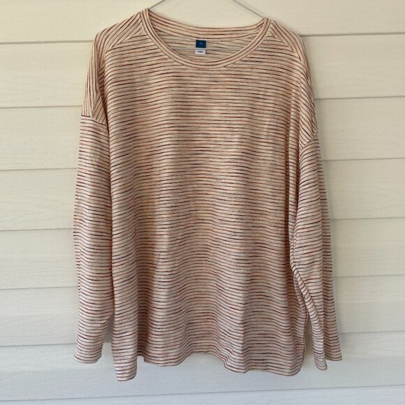 COPY - 2  OLD NAVY Long-Sleeve Vintage Striped Easy Tees XXL - Picture 5 of 8